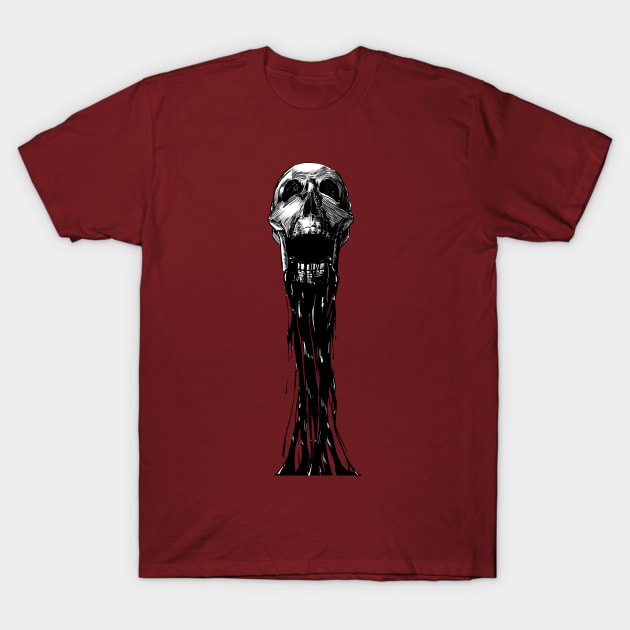 Dripping Skull T-Shirt by AidanThomas